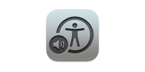 Logo VoiceOver voor IOS